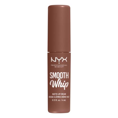 NYX Professional Makeup Smooth Whip Matte Lip Cream sametová rtěnka s vyhlazujícím efektem odstín 24 Memory Foam 4 ml