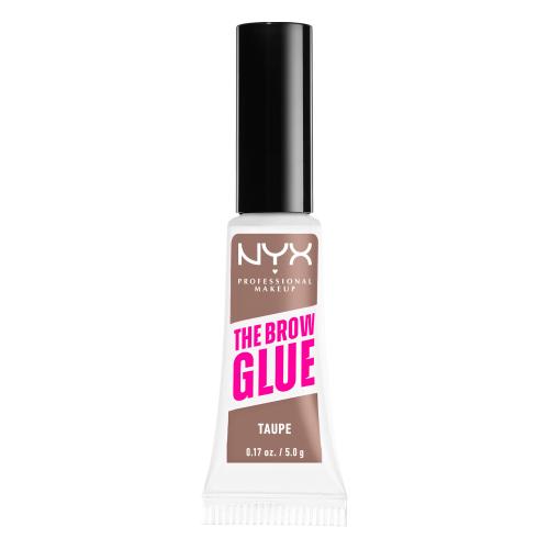 NYX Professional Makeup The Brow Glue Instant Brow Styler 5 g tónovací gel na obočí s extrémní fixací pro ženy 02 Taupe