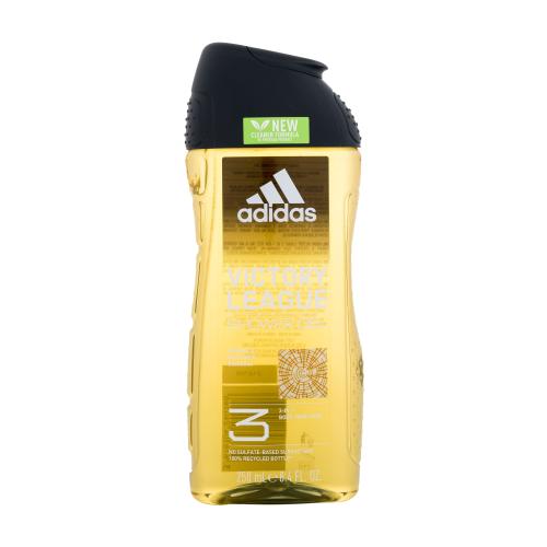 Adidas Victory League Shower Gel 3-In-1 New Cleaner Formula 250 ml sprchový gel pro muže