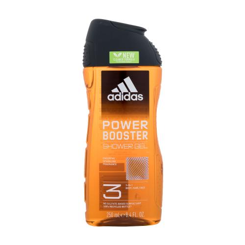 Adidas Power Booster Shower Gel 3-In-1 New Cleaner Formula 250 ml sprchový gel pro muže