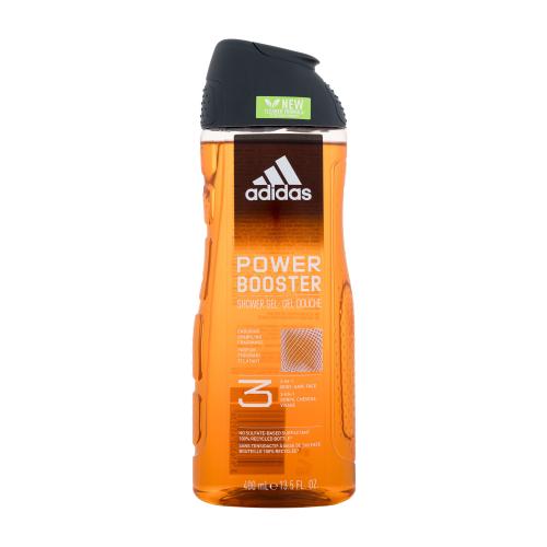 Adidas Power Booster Shower Gel 3-In-1 New Cleaner Formula 400 ml sprchový gel pro muže