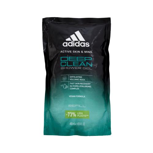 Adidas Deep Clean 400 ml sprchový gel s exfoliačním účinkem Náplň pro muže