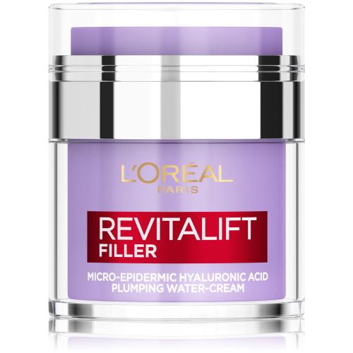 L'Oréal Paris Revitalift Filler HA Plumping Water-Cream 50 ml lehký pleťový krém proti vráskám pro ženy
