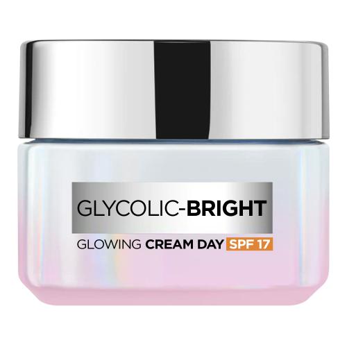 L'Oréal Paris Glycolic-Bright Glowing Cream Day SPF17 50 ml rozjasňující denní pleťový krém pro ženy