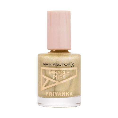 Max Factor Priyanka Miracle Pure 12 ml pečující lak na nehty pro ženy 714 Sunrise Glow