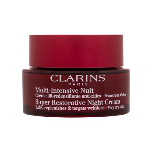 Clarins Super Restorative Night Cream Very Dry Skin 50 ml noční péče pro velmi suchou zralou pleť pro ženy