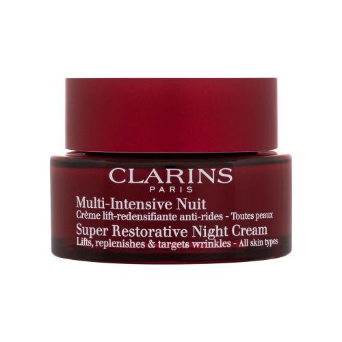 Clarins Super Restorative Night Cream 50 ml noční péče pro všechny typy zralé pleti pro ženy