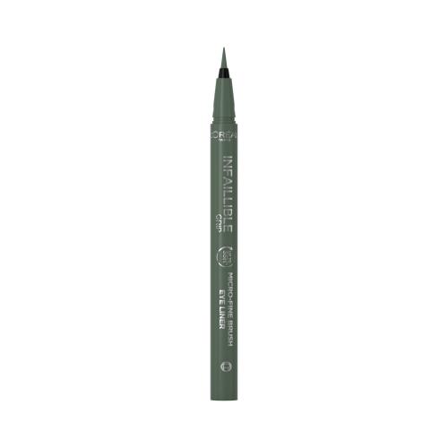 L’Oréal Paris Infaillible Grip 36h Micro-Fine liner linka na oči ve fixu odstín 05 Sage Green 0,4 g