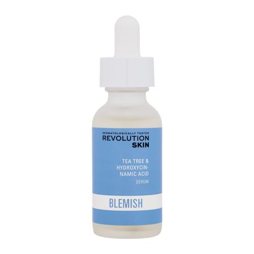 Revolution Skincare Blemish Tea Tree & Hydroxycinnamic Acid Serum 30 ml pleťové sérum pro mastnou a aknózní pleť pro ženy