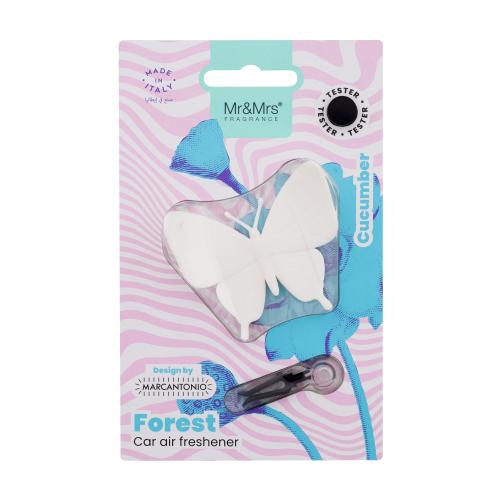 Mr & Mrs Fragrance Forest Blister - Motýl White Vůně Do Auta 1 kus