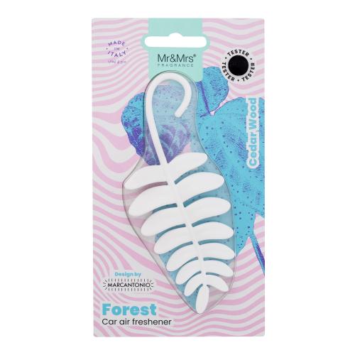 Mr & Mrs Fragrance Forest Cedar Wood vůně do auta (White Fern) 1 ks