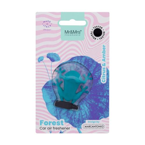 Mr & Mrs Fragrance Forest Citrus & Amber vůně do auta (Tile Blue Frog) 1 ks