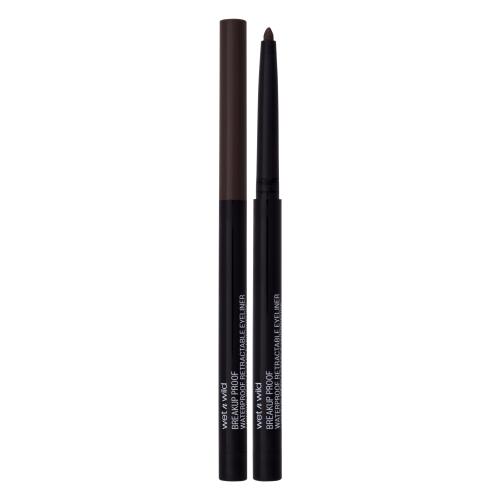 Wet n Wild Breakup Proof Waterproof Retractable Eyeliner 0,23 g tužka na oči pro ženy Black Brown