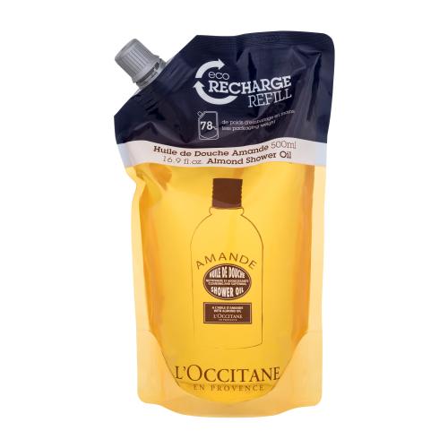 L'Occitane Almond Shower Oil (Amande) 500 ml sprchový olej pro ženy Náplň