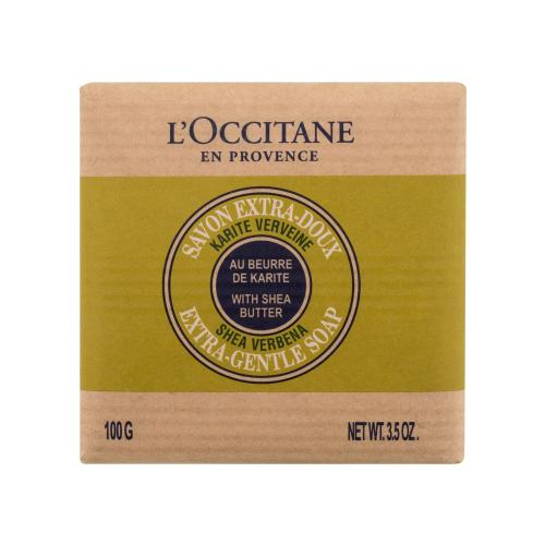 L'Occitane Shea Butter Verbena Extra-Gentle Soap 100 g extra jemné mýdlo s bambuckým máslem a verbenou pro ženy