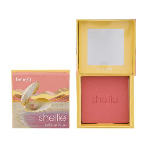 Benefit Shellie Blush 6 g pudrová tvářenka pro ženy Warm Seashell-Pink