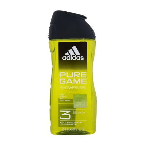 Adidas Pure Game Shower Gel 3-In-1 250 ml sprchový gel pro muže