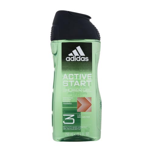 Adidas Active Start Shower Gel 3-In-1 250 ml sprchový gel pro muže