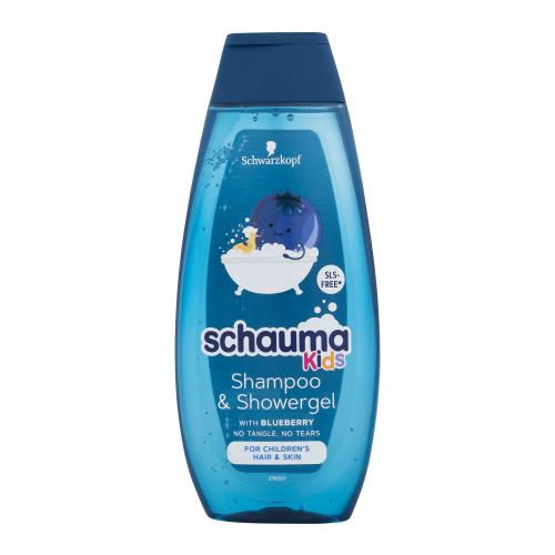 Schwarzkopf Schauma Kids Blueberry Shampoo & Shower Gel 400 ml šampon pro děti