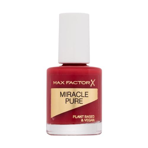 Max Factor Miracle Pure 12 ml pečující lak na nehty pro ženy 305 Scarlet Poppy