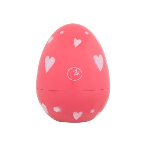 2K Easter Kiss Egg Lip Balm Raspberry 6 g balzám na rty pro ženy