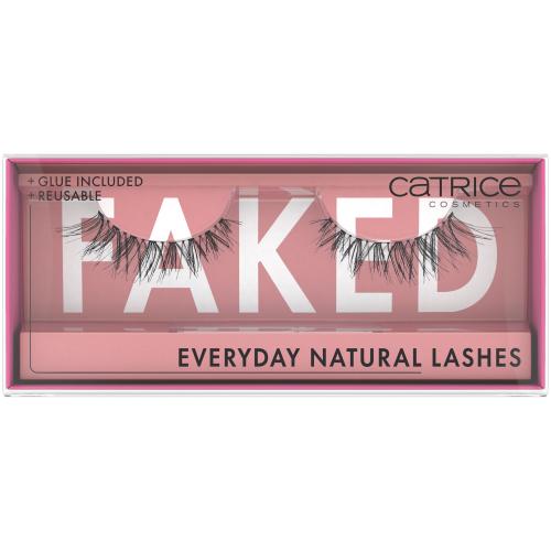 Catrice Faked Everyday Natural Lashes 1 ks ultralehké umělé řasy pro každodenní použití pro ženy Black