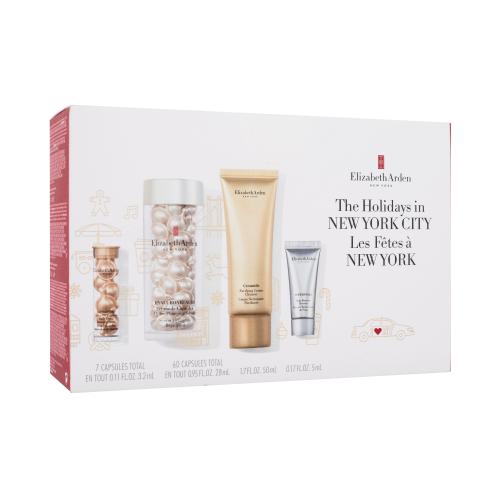 Elizabeth Arden Hyaluronic Acid Ceramide Capsules Plumped & Perfect dárková kazeta dárková sada