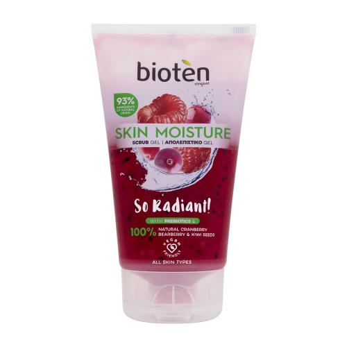 Bioten Skin Moisture osvěžující peeling na obličej pro všechny typy pleti včetně citlivé s probiotiky, kiwi a semínky z klikvy 150 ml