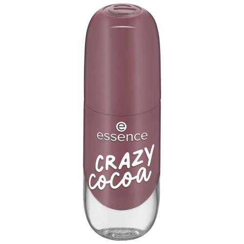 Essence Gel Nail Colour 8 ml rychleschnoucí lak na nehty s lesklým efektem pro ženy 29 CRAZY cocoa