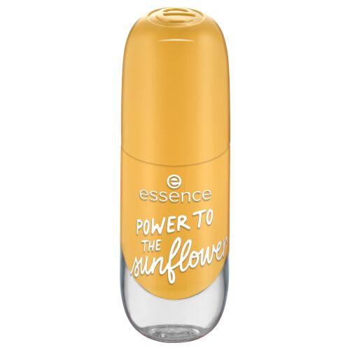Essence Gel Nail Colour 8 ml rychleschnoucí lak na nehty s lesklým efektem pro ženy 53 Power To The Sunflower