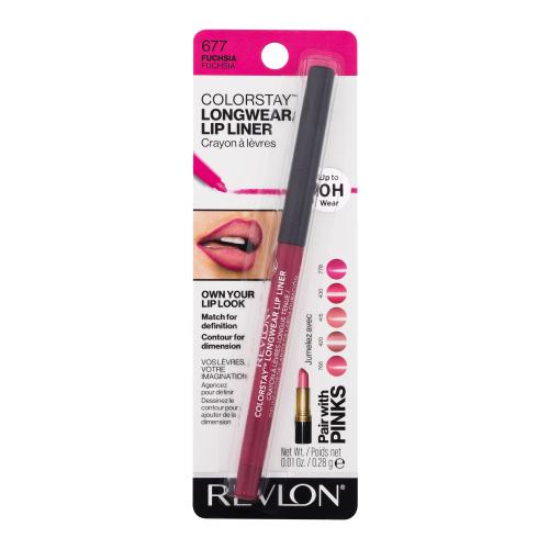 Revlon Colorstay Longwear Lip Liner 0,28 g tužka na rty pro ženy 677 Fuchsia