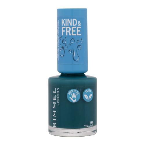 Rimmel London Kind & Free 8 ml lak na nehty pro ženy 168 Teal Ivy