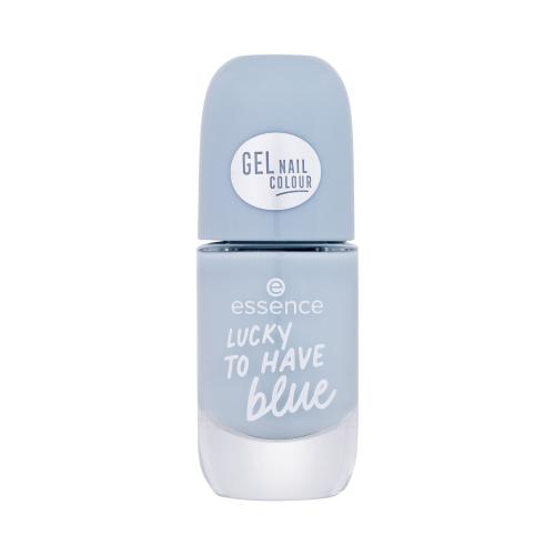 Essence Gel Nail Colour 8 ml rychleschnoucí lak na nehty s lesklým efektem pro ženy 39 Lucky To Have Blue