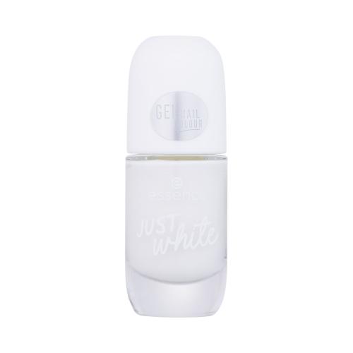 Essence Gel Nail Colour 8 ml lak na nehty pro ženy 33 Just White