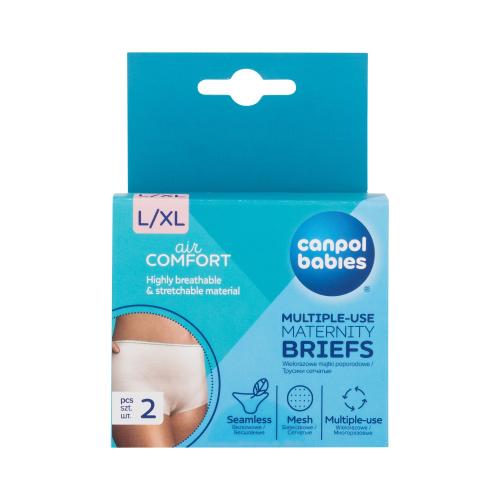 Canpol babies Air Comfort Multiple-Use Maternity Briefs L/XL 2 ks nylonové multifunkční poporodní kalhotky pro ženy
