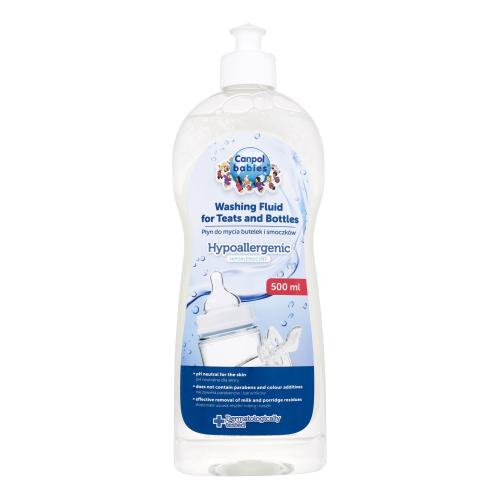 Canpol babies Washing Fluid For Teats And Bottles 500 ml dezinfekční a čisticí prostředek na kojenecké lahve a savičky pro děti