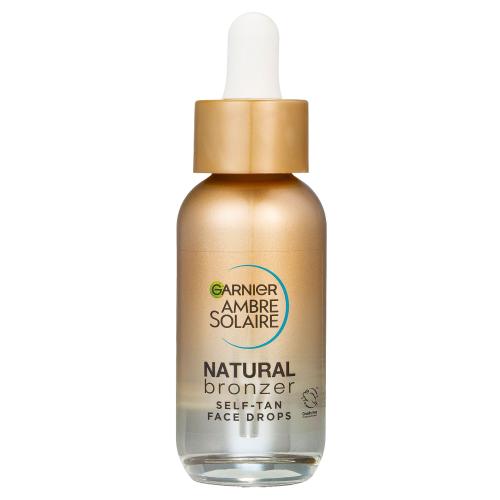 Garnier Ambre Solaire Natural Bronzer Self-Tan Face Drops 30 ml samoopalovací kapky na obličej unisex