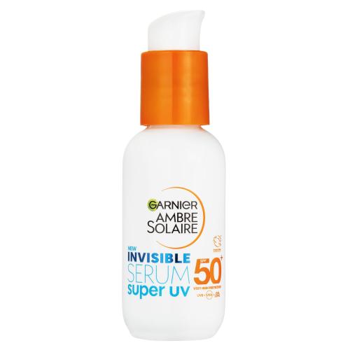 Garnier Ambre Solaire Super UV Invisible Serum SPF50+ 30 ml opalovací sérum na obličej unisex