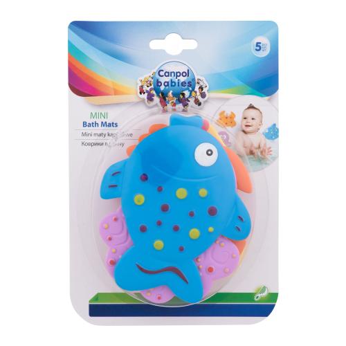 Canpol babies Mini Bath Mats 5 ks protiskluzové podložky do vany pro děti