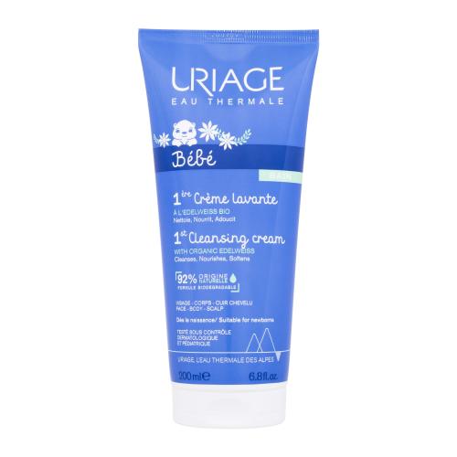 Uriage Bébé 1st Cleansing Cream 200 ml vyživující a zjemňující mycí krém pro děti