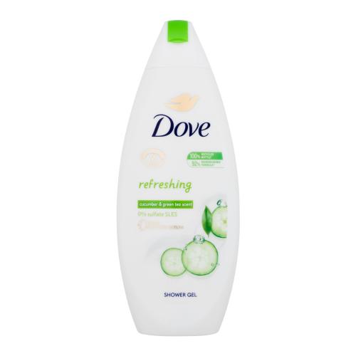Dove Refreshing Cucumber & Green Tea 250 ml osvěžující sprchový gel pro ženy