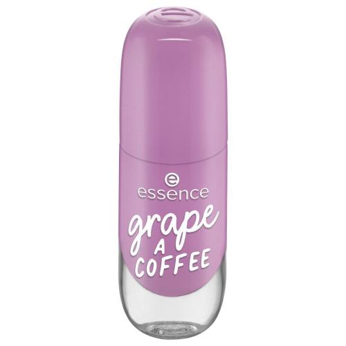 Essence Gel Nail Colour 8 ml rychleschnoucí lak na nehty s lesklým efektem pro ženy 44 Grape A Coffee