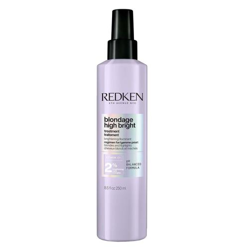 Redken Blondage High Bright Treatment 250 ml předšamponový rozjasňující sprej na vlasy pro ženy