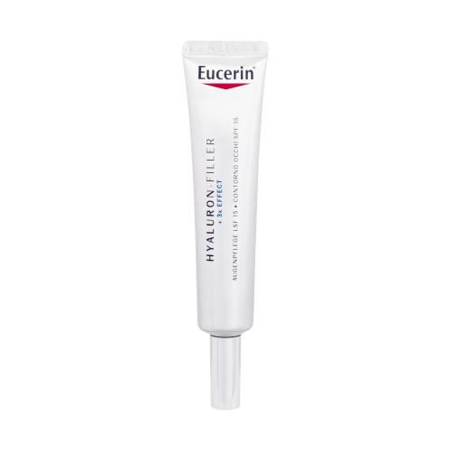 Eucerin Hyaluron-Filler + 3x Effect Eye Care SPF15 15 ml omlazující a ochranný oční krém pro ženy