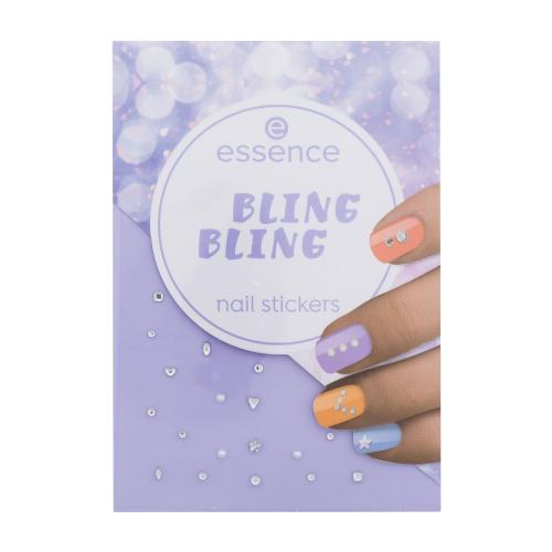 Essence Nail Stickers Bling Bling 28 ks manikúra pro ženy