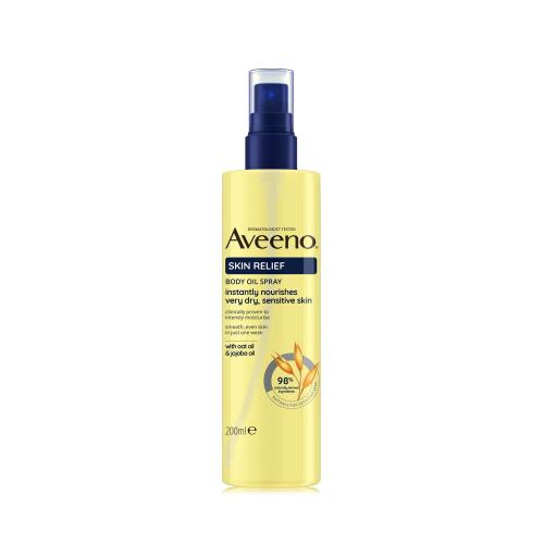 Aveeno Skin Relief Body Oil Spray 200 ml vyživující a hydratační tělový olej ve spreji unisex