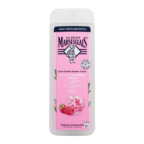 Le Petit Marseillais Bio Malina & Pivoňka krémový sprchový gel 400 ml