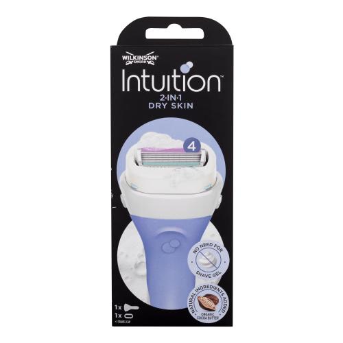 Wilkinson Sword Intuition Dry Skin 1 ks holicí strojek s integrovaným mýdlovým kondicionérem pro ženy