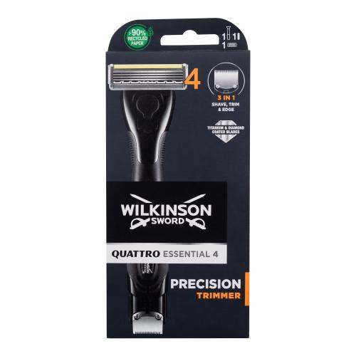 Wilkinson Sword Quattro Essential 4 Precision Trimmer 1 ks holicí strojek pro muže