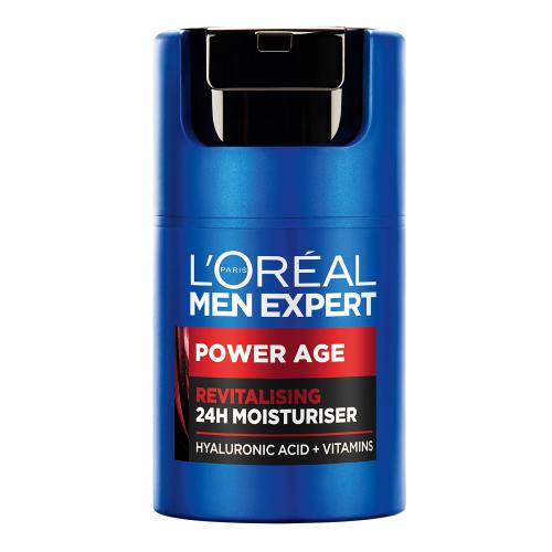 L'Oréal Paris Men Expert Power Age 24H Moisturiser 50 ml revitalizační a hydratační pleťový krém pro muže